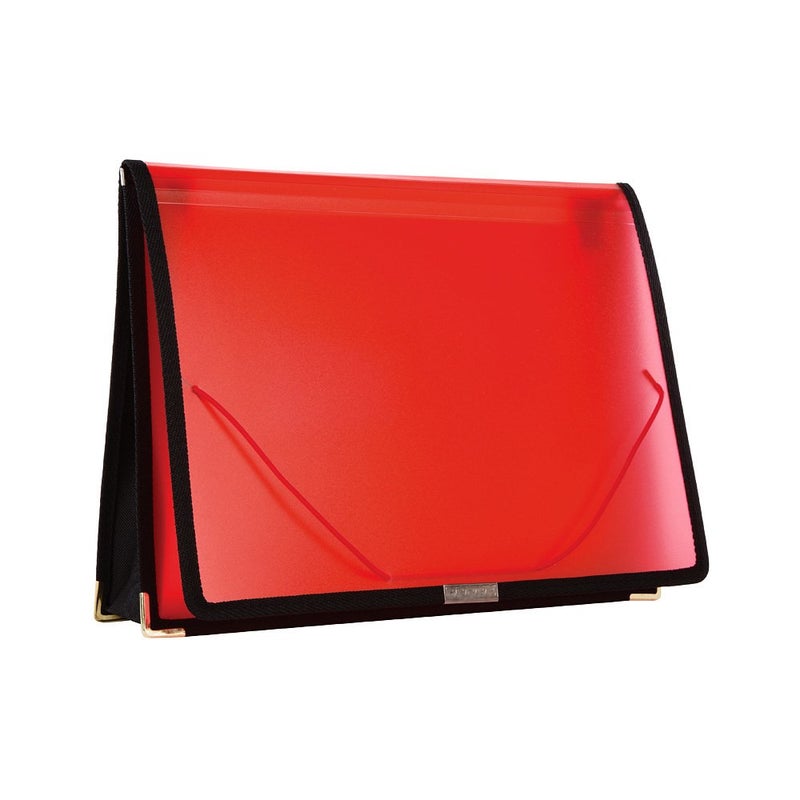 Filexec Single Pocket Expanding File, Letter, Elastic Closure, Assorted, Pack of 6 (50125-3429) - Image 3